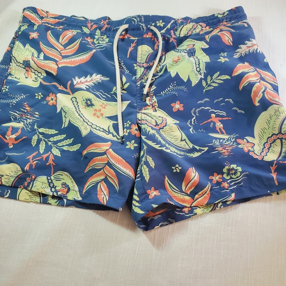 Polo Ralph Lauren Men's Swim Trunks Shorts - Medium & Inseam 6 Inch